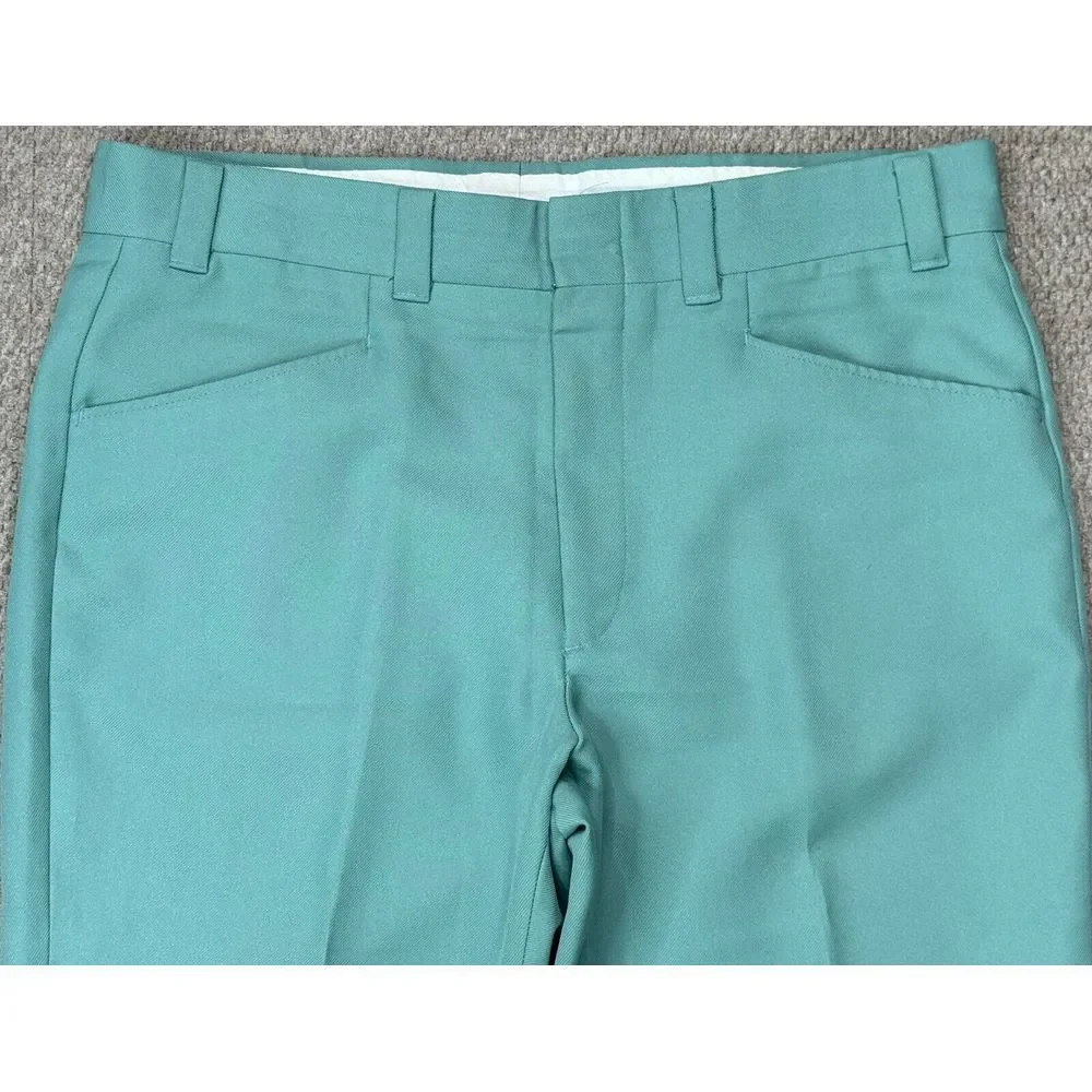 Levi's Panatela Gentlemen's Cut Vtg Men's Green Dress‎ Pants Size 37x29